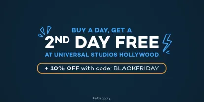 10% Off Universal Hollywood Tickets with code BLACKFRIDAY