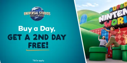 Universal Studios Hollywood - Buy a Day, get a 2nd Day Free!