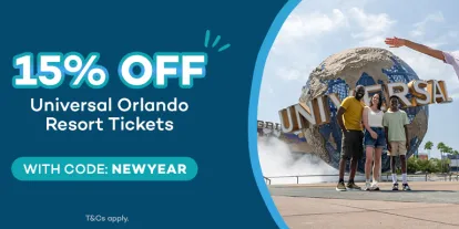 15% Off 2026 & 2027 Universal Orlando Tickets | Use code NEWYEAR