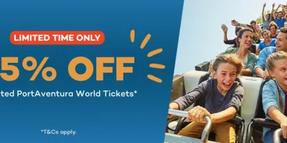 PortAventura 25% Discount Banner