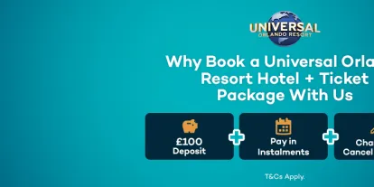 Secure a Universal Hotel + Ticket Package with AttractionTickets.com with a £100 deposit