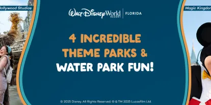 Walt Disney World Resort in Florida - Four Incredible Theme Parks - Buy Tickets from AttractionTickets.com