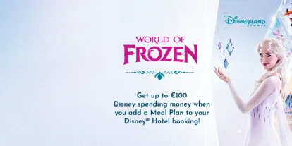 Get €100 Spending money on us when you book a Disneyland Paris Hotel + Ticket Package with AttractionTickets.com