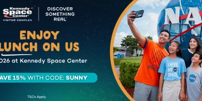 Kennedy Space Center Gateway Package - Free Lunch with admission