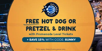Flash Deal | Free Food & Drink with Orlando Magic Tickets 