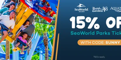 15% OFF SeaWorld Parks Tickets with AttractionTickets.com - Use code SUNNY
