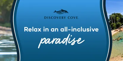 Get Discovery Cove Orlando Tickets from AttractionTickets.com