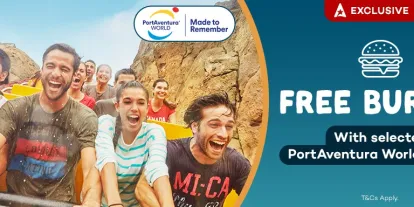 PortAventura World Exlcusive Free Burger Promotion