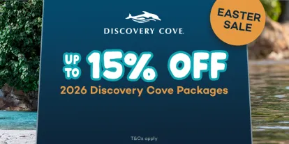 Up to 15% off Discovery Cove Tickets