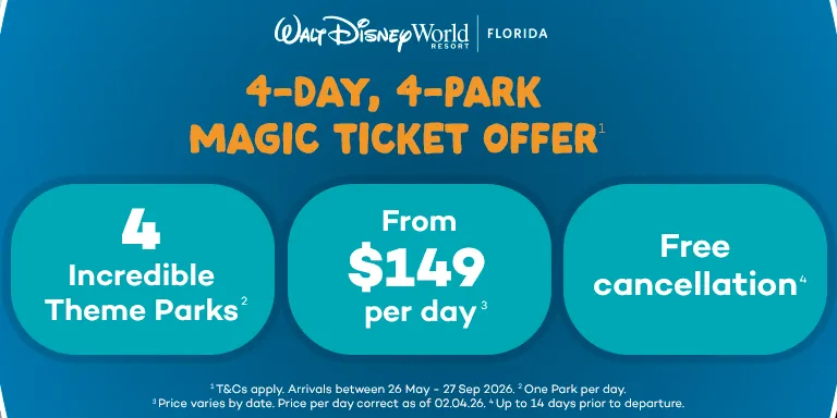 Disney 4 Park Magic Ticket