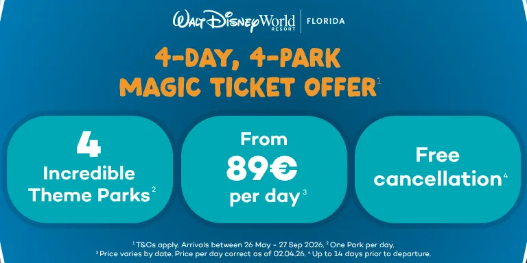 Disney 4-Park Magic Ticket - Limited Time PROMO