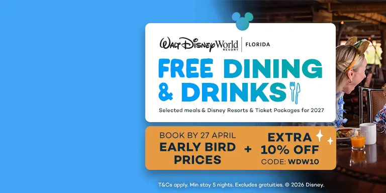 Walt Disney World Free Dining & Drinks in 2027