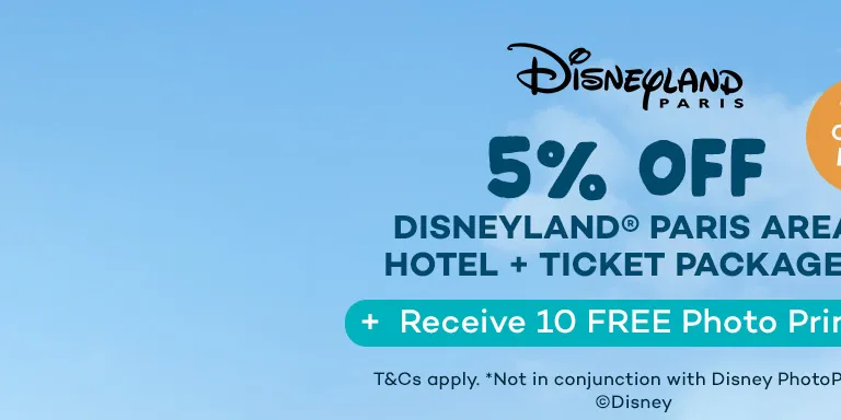5% OFF Disneyland Paris Area Hotel + Ticket Packages