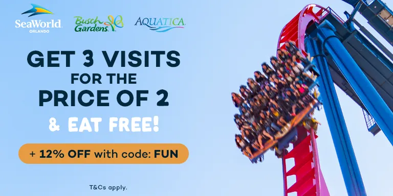 Get 3 SeaWorld Parks for the Price of 2