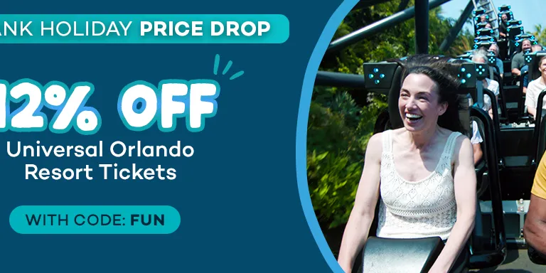 Bank Holiday Deal | Price Drop + Up to Extra 12% Off Universal Tickets
