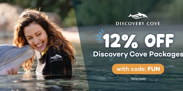 12% off Discovery Cove Tickets with Code FUN