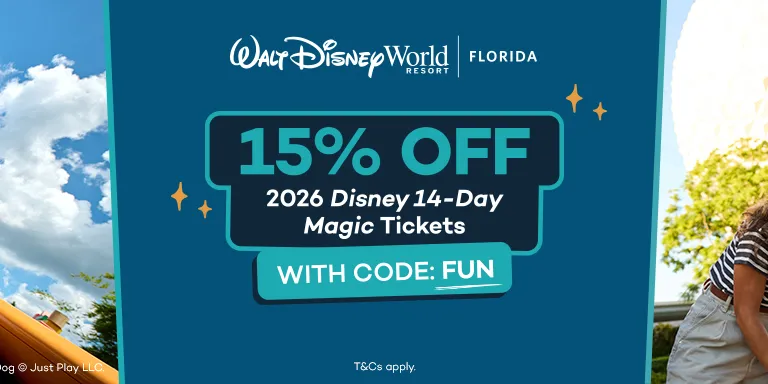 15% Off Disney Magic Tickets & Disney Combos - Use code FUN