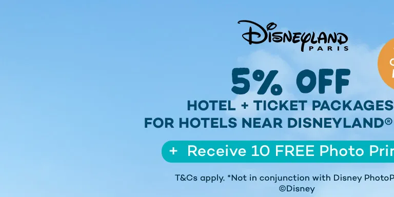5% off Hotel + Ticket Packages for Hotels near Disneyland Paris