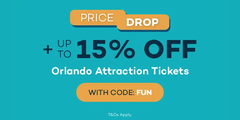Price Drop + Up to Extra 15% Off Orlando Tickets
