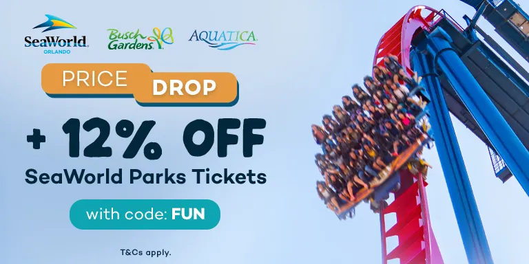 Price Drop + Up to Extra 12% Off SeaWorld Orlando Tickets
