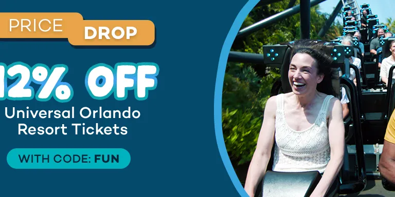 Price Drop + Up to Extra 12% Off Universal Tickets