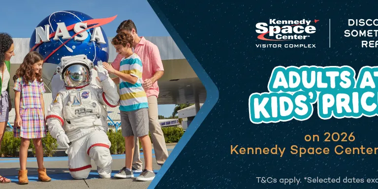 Kennedy Space Center - Adults Pay Kids' Prices PROMO