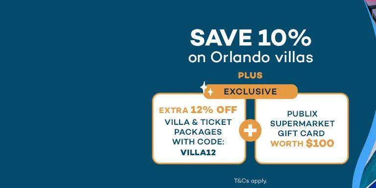 Save 10% on Orlando villas