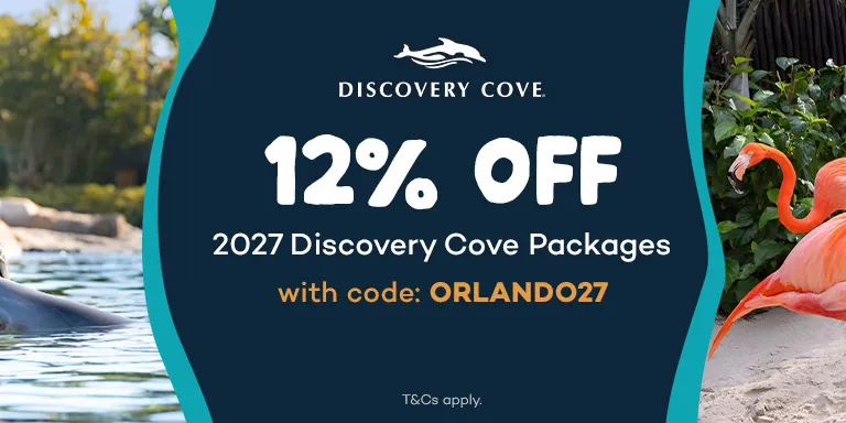 12% Off Discovery Cove Packages for 2027 with Code ORLANDO27