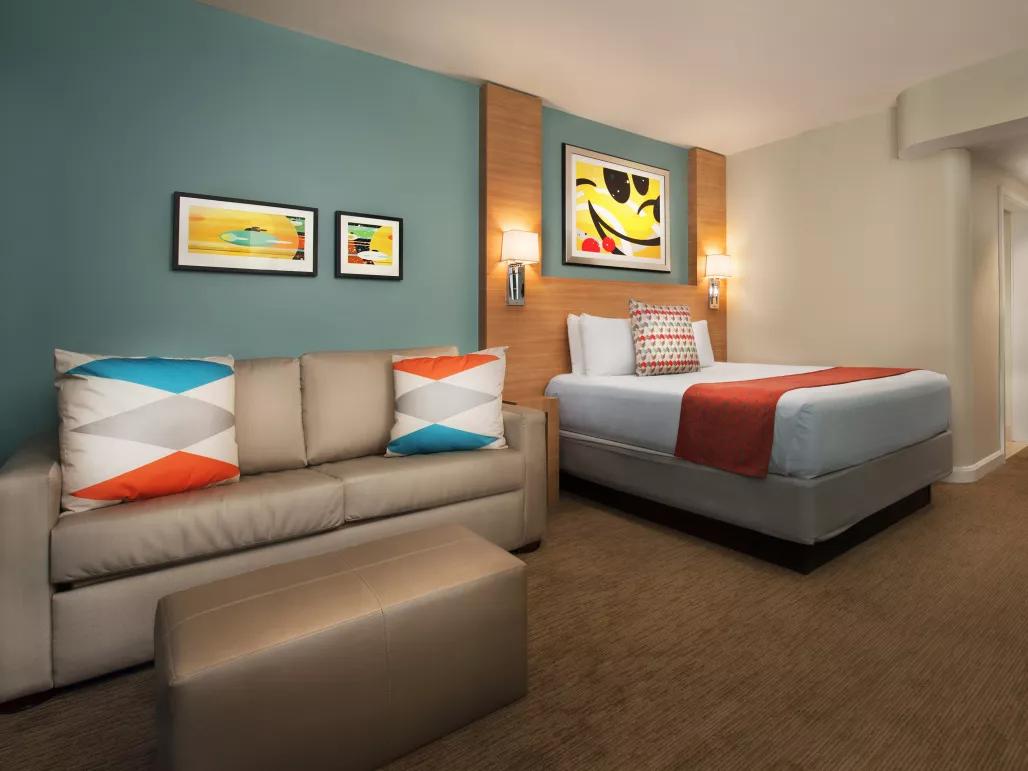 Guest room, Bay Lake Tower at Disney's Contemporary Resort