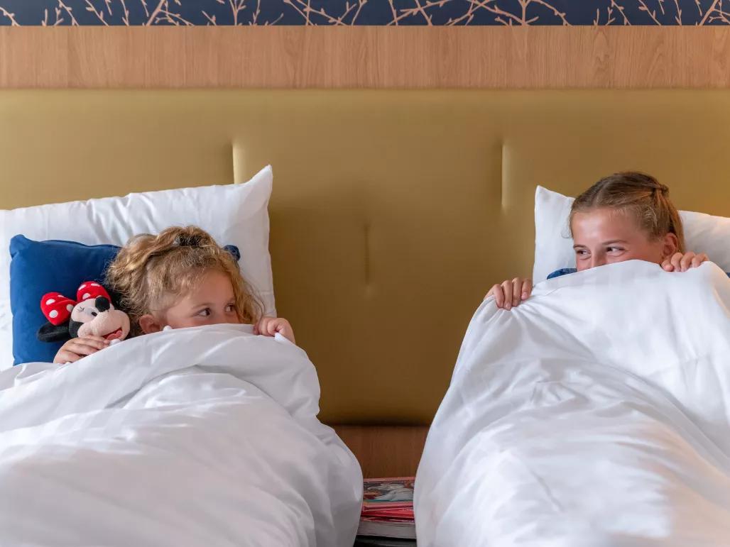 Kids in a Family Room at the Dream Castle Hotel Paris