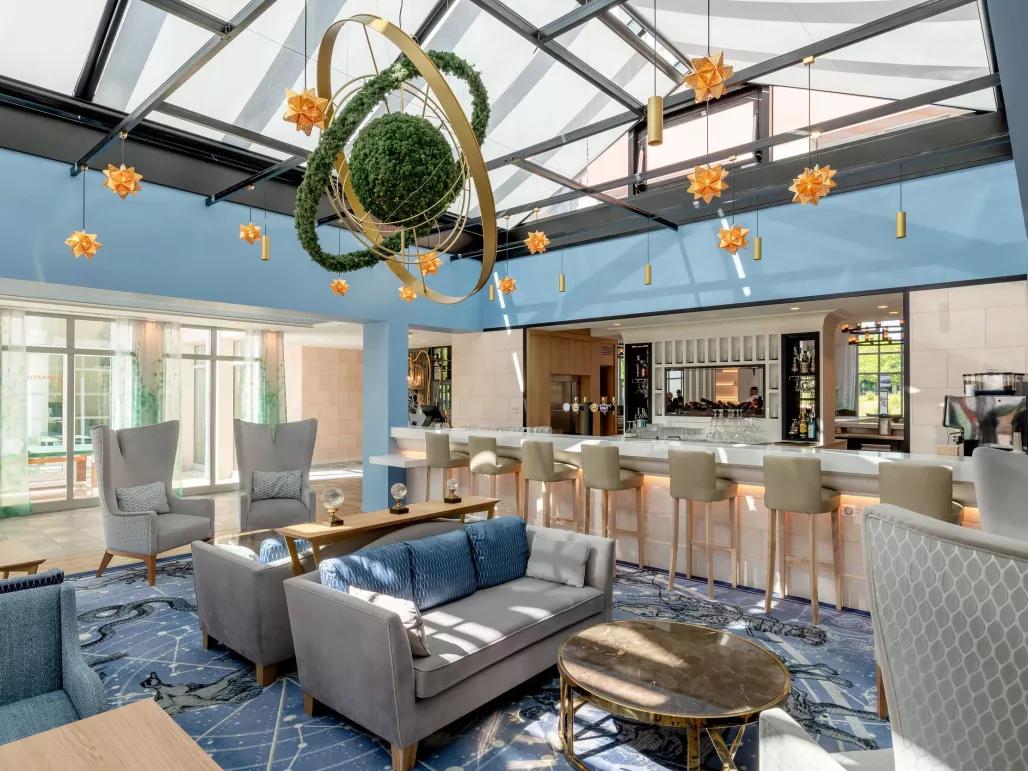 L’Astrolabe bar at Dreams Castle Hotel Paris