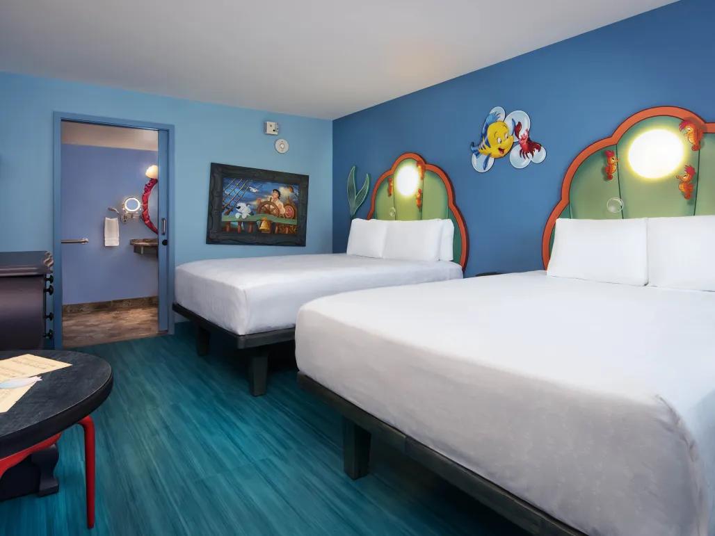 The Little Mermaid Standard Room, Disney's Art of Animation Resort