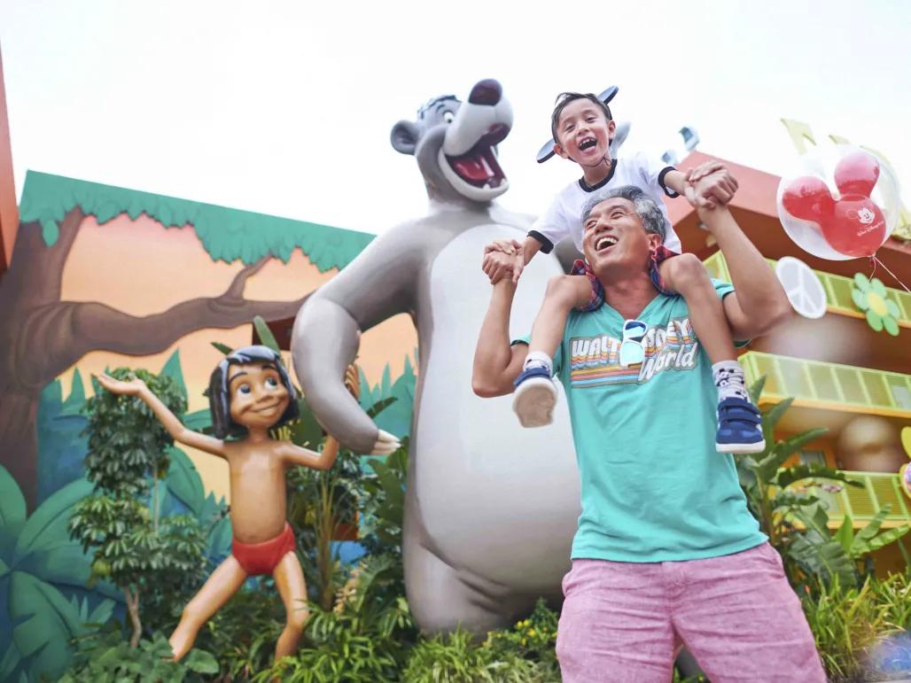 Family at Disney's Pop Century Resort