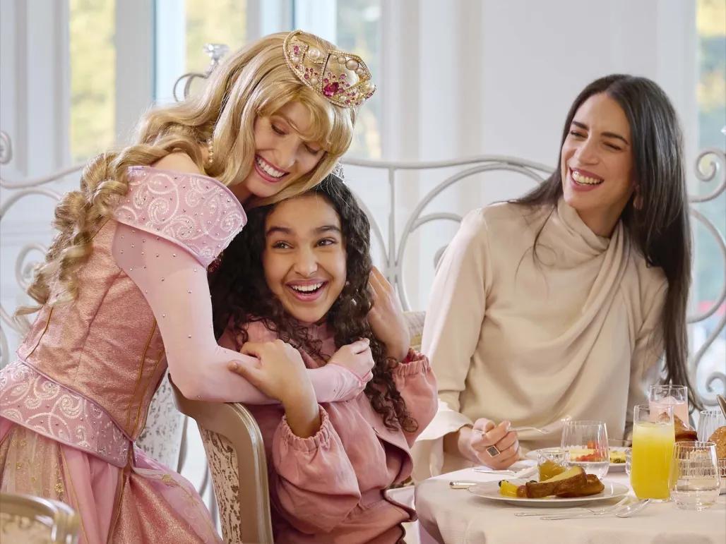 Guests with Aurora Castle Club Lounge Disneyland Hotel