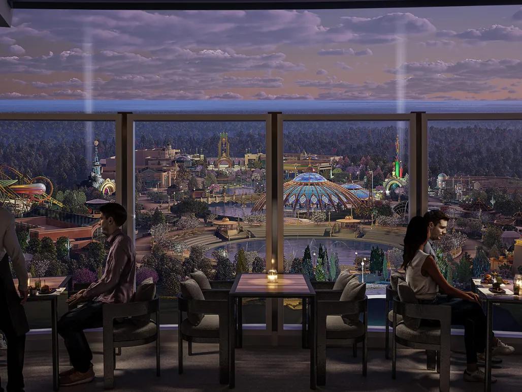 View from Rooftop bar, Universal Helios Grand Hotel