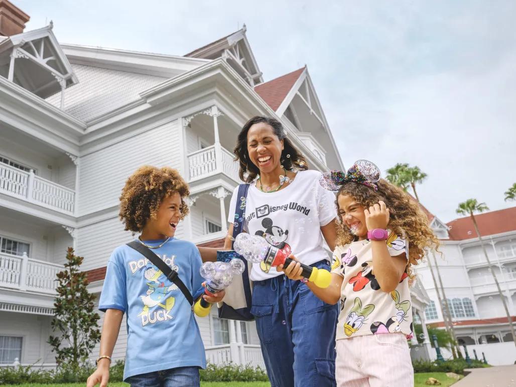 Family at Grand Floridian Resort 