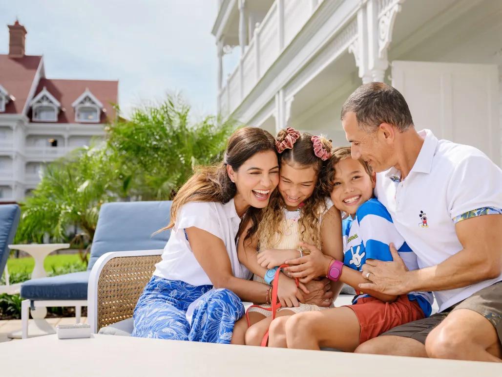 Family at Grand Floridian Resort