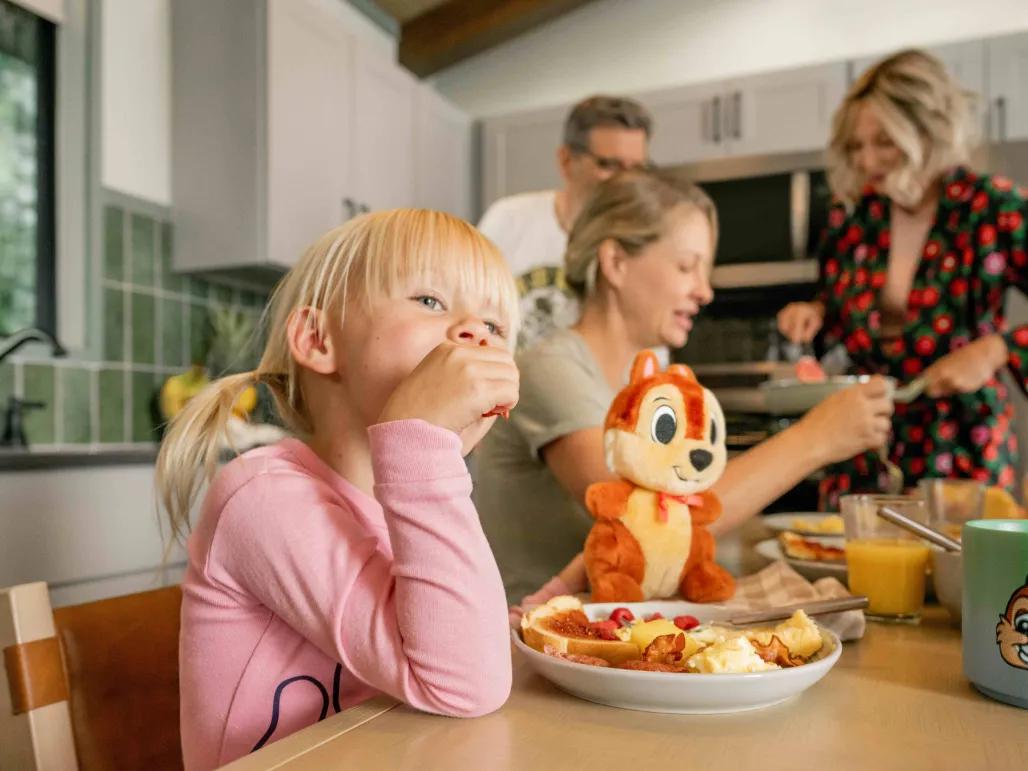 Breakfast at Cabins at Fort Wilderness Breakfast at Cabins at Fort Wilderness