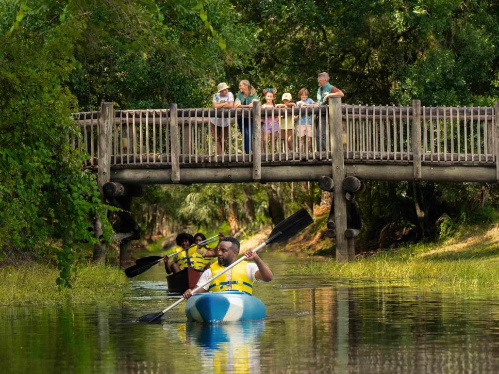 Kayaking at Cabins at Fort Wilderness Kayaking at Cabins at Fort Wilderness
