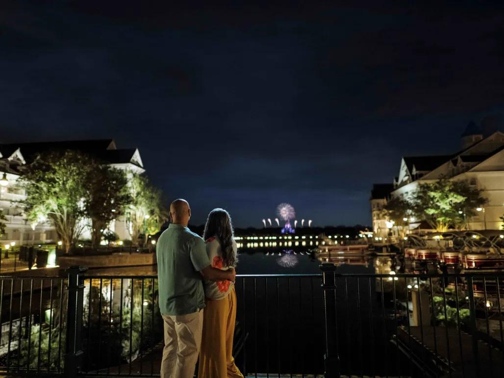Nighttime Fireworks View - Grand Floridian Resort
