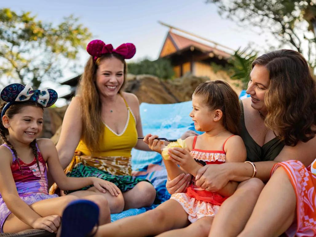 Polynesian Village Resort Exterior Guests