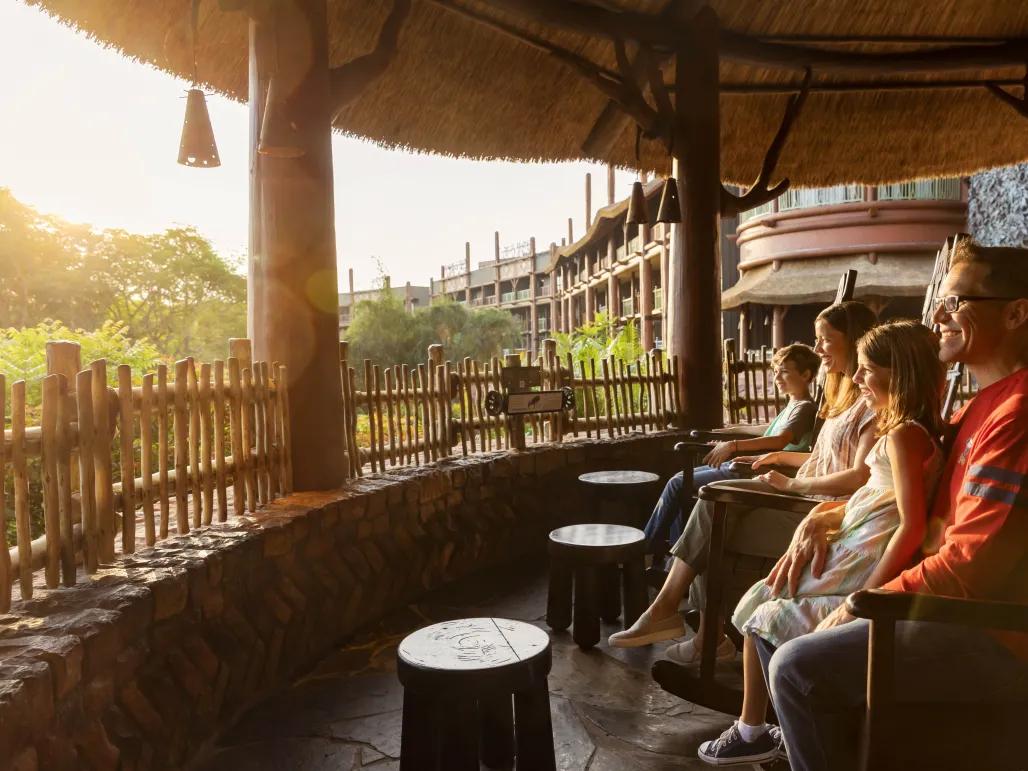 Animal viewing area Disney's Animal Kingdom Lodge