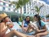 Girls at the pool, Universal's Endless Summer Resort – Surfside Inn and Suites