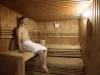 Guest relaxing in Relais Spa Val d'Europe sauna
