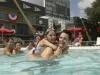 Family in the pool, Disney's All-Star Sports Resort