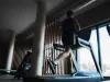 Guest in fitness room at Ki Space Hotel & Spa near Disneyland Paris
