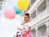 Little Girl with Balloons at Disney's Grand Floridian Resort
