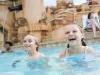 Pool at Caribbean Beach resort Walt Disney World Kids in pool at Caribbean Beach Resort