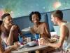 Guests eating at Universal Stella Nova Resort