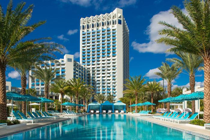 Pool at the Hilton Orlando Buena Vista Palace Disney Springs® Area